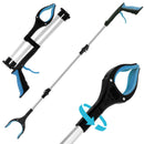 Foldable Litter Reachers with Non-Slip Jaws Pickers Pick Up Tools 43in Gripper Extender Grabber Picker  for Elderly Outdoor New