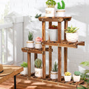 4 Tier Flower Pot Holder Plant Display Shelves Corner Plant Shelf Rack Organizer for Balcony Garden Patio