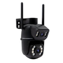 Icsee Black Wifi Surveillance Camera Security Camera Monitor 4K Ultra Hd Security Camera Wifi Waterproof