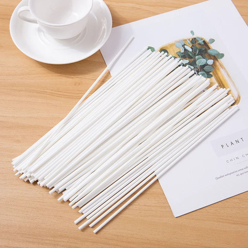 25pcs 3mm Reed Diffuser Replacement Stick DIY Handmade Home Decor Extra Thick Rattan Reed Oil Diffuser Refill Sticks