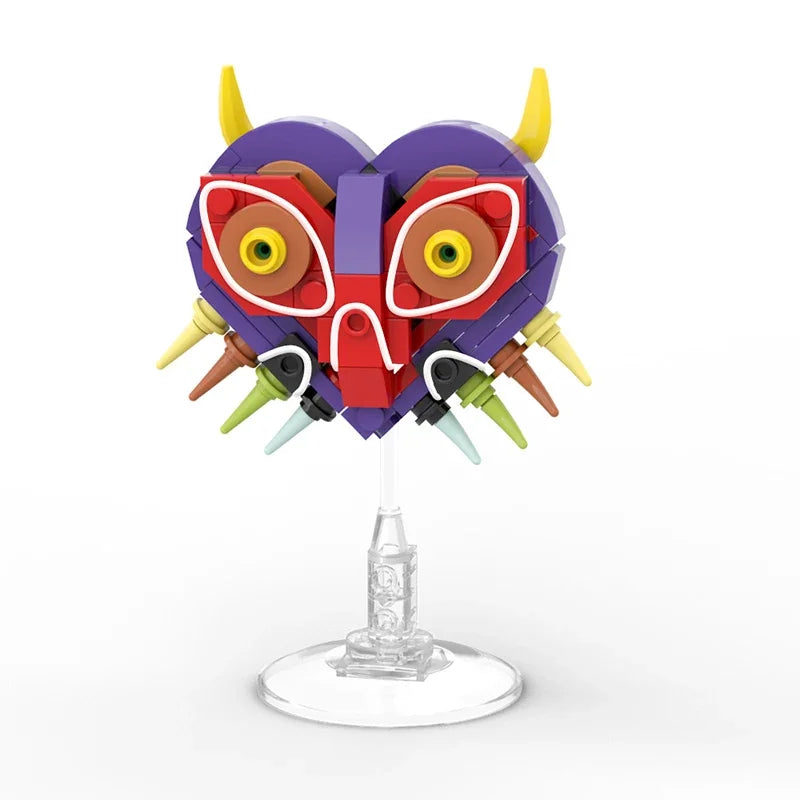 Moc Skull Kid Majora's Mask Building Blocks Set Action Game Teared of the Kingdom Props Bricks Toys For Children Gifts