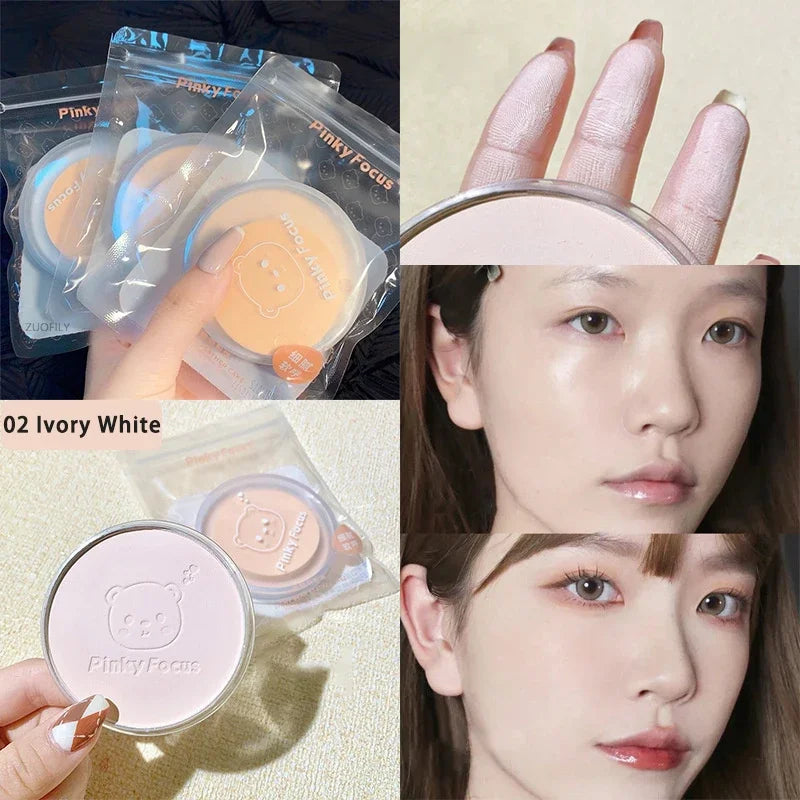 99% Aloe Vera Softening Powder Waterproof Moisturizing Concealer  Foundation Fixed Make Up Oil Control Facial Makeup Cosmetics