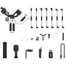 FeiyuTech SCORP Mini 2 for Mirrorless Camera Action Camre Smartphone, 3 Axis Stabilizer for Sony/GoPro/iPhone, AI Tracking