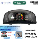 Wowuseful 10.25 Lcd Digital Dashboard Cluster For VW Variant Caddy Touran T6 EOS Sharan Golf 5 Virtual Instrument Paneel Cockpit
