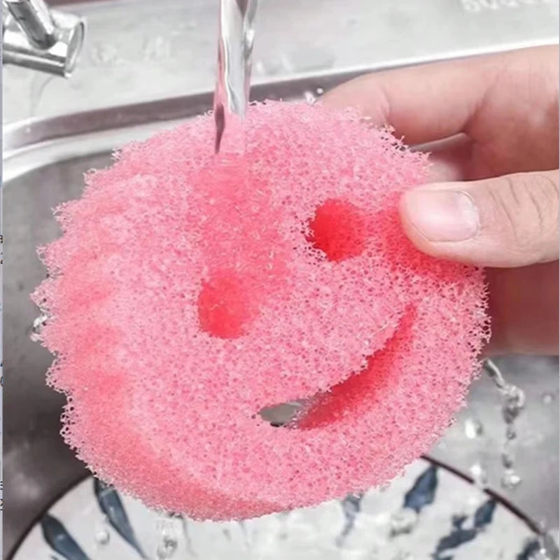 1/2/3PCS Dishwashing Sponge Cloth Strong Scouring Pad Miracle Sponge Household Kitchen Bathroom Migic Cleaning Wipe Sponges