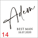 Personalized Logo Leather Hip Flask Set Birthday Father's Day Gift Custom 6oz Flask Wedding Favors Groom Groomsman Best Man Gift