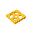 Gobricks GDS-949 Turntable 2 x 2 Plate, Base compatible with 3680  DIY Educational Building Blocks Technical