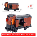 MOC City Creative Idea Technical Train Base Wheel Carriage Building Blocks Bricks Assembled DIY Toys for Kids Christmas giftS