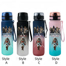 Assassins Game Creed 650ml Large Capacity Water Bottle Outdoor Sports and Game Peripheral Water Cup Plastic Frosted Cups