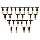 5-100Pcs Outdoor Misting Cooling System Garden Irrigation Watering 1/4'' Brass Atomizer Nozzles 4/7mm Hose Garden Sprinkler Head