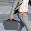 Hard Carry Case with Lens Cover Waterproof Travel Home Storage Bag Mesh Pocket for Meta Quest 3 VR Headset Game Controller