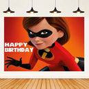 Cartoon The Incredibles Theme Boy Birthday Party Latex Balloons Cake Topper Banner Background Baby Shower Supplies For Kids Gift