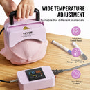 SucceBuy Hat Press Machine Mini Hat Heat Press for Caps Cap Heat Press Machine Safety Base and Glove Automatic Shut-Off Purple