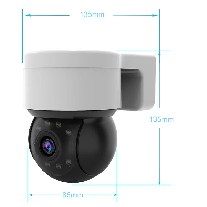 1080P IP Camera 2MP Tuya APP Auto Tracking PTZ Camera Smart Home Outdoor Wireless WIFI Camera Surveillance Monitor