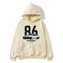 Initial D AE86 HACHIROKU Hoodie JDM Integra DC5 Type R Sweatshirt Fashion Mens Graphic Unisex Pullovers Japanese Streetwear Tops