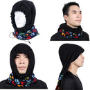 Winter Adjustable Windproof Hat Thermal Fleece Face Mask Hood Beanies for Cold Weather Warmer Full Face Ski Mask Caps