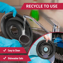 Stove Drip Pan for Electric Stove Top, Compatible with Frigidaire 10% Energy Save by Enamel Spraying Prevent Bending and Rust In