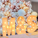 91.5CM DIY Name Giant Led Light Letter Frame Box Wedding Valentine's Day Party Decoration Anniversary Baby Shower Birthday Decor