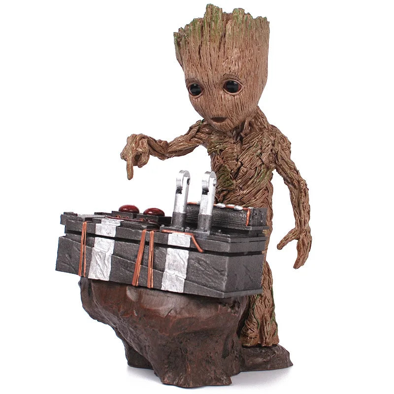 Guardians of The Galaxy Groot Statue Model Avengers Cute Baby Tree Man Pvc Anime Action Figure Toys Collectible ornaments Gifts