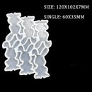 Hollow Heart Shape Silicone Lollipop Molds Bunny Rabbit Chocolate Candy Cheese Mould Valentine Day Easter Cake Decorating Tools