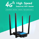 4G WiFi Router Industrial Grade 4G Broadband Wireless Router 4G LTE CPE Router With Sim Card Slot Antenna Firewall Protection