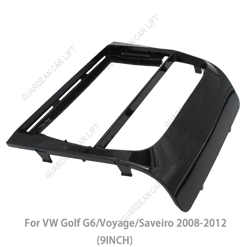 Car Facia Panel 9Inch Frame Audio Fitting Adaptor Dash Trim Kits For VW Golf G6/Voyage/Saveiro 2008-2012 Double Din Radio Player