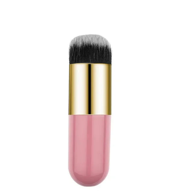 New Chubby Pier Foundation Brush Flat Cream Makeup Brushes Professional Cosmetic Make-up Brush Concealer Blending Blush Brush