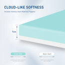 ROYGBIV Mattress Topper with H2/H3 Hardness Gel Topper for Comfort and Pressure Relief, bed Topper 7 cm Height, Versatile