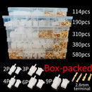 Car Motorcycle Electrical Connectors: 2.8mm 2 3 4 6 9 Pin Wire Terminal Hooks for Male & Female Terminals Assorted Kit