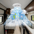 RV Exhaust Fan 12V, Roof Vent Fan 60CFM RV Roof Ventilation, ABS Caravan Ceiling Exhaust Fan for Marine Boat, Yacht, Trailer