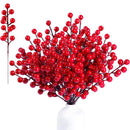 Artificial plant Holly Little Red Fruit New Year Christmas tree Home festival livingroom Wedding Decor diy gift Placement Prop