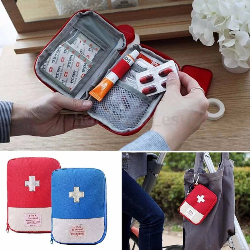 Portable Storage Bag First Aid Emergency Medicine Bag Outdoor Pill Survival Organizer Emergency Kits Package Travel Accessories