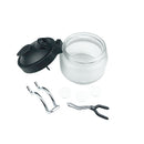 Airbrush Cleaning Pot Stabilizer Bottles Holder Paint Station Glass Jar Bottles Filter Frosted Spray Gun Cleaner Tools Set