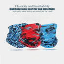 Summer men and women universal anti-uv sunscreen breathable dry ice silk scarf for cycling mountaineering sports scarf