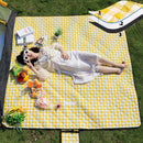 Ultrasonic Picnic Mat Thickened Waterproof Beach Blanket Camping Tent Grassland Mat Outdoor Sleeping Pad Camping Accsesorios