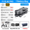 SJRC F11S 4K Pro 5KM Drone 4K Profesional GPS Dron With Camera Foldable 2 Axis Stabilized Gimbal 5G WiFi FPV Drones Ship from US
