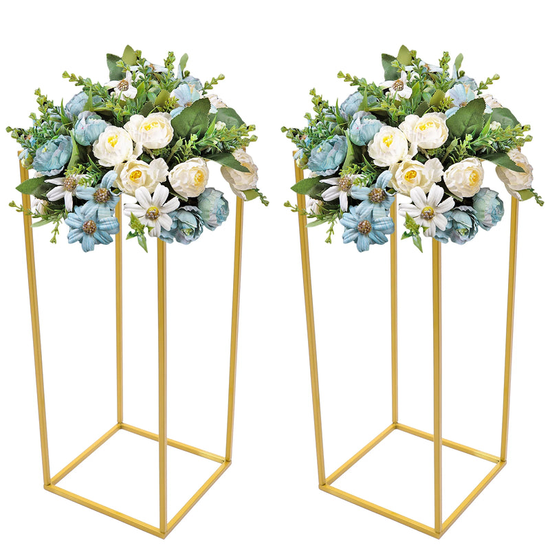 2PCS Detachable Wedding Art DIY Stand Balloon Flower Iron Decorative Rack Gold Party Wedding Ornaments Stand
