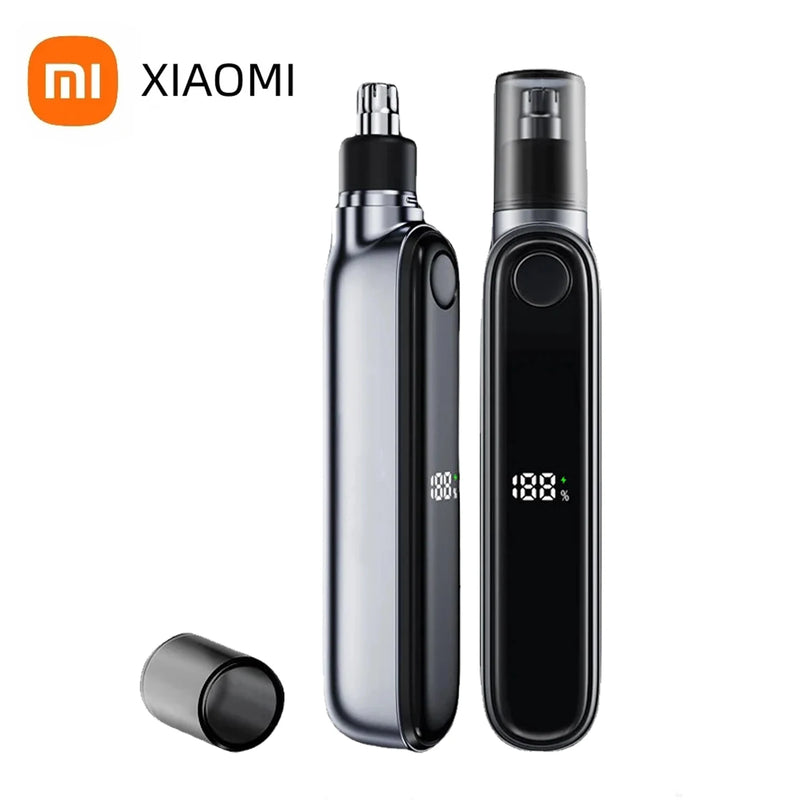 2024 XIAOMI Electric Nose Hair Trimmer Intelligent LED Digital Display With Double-edged Blade Trimmer For Nose MJYB01