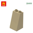 Wange 34Pcs/Lot 30499 2x2x3 Slope Building Block Moc Accessories Compatible with Brick DIY Construction Children Toys Gift Box