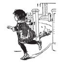 2022 New 10x10 Retro Easter Clear Stamps Girls Stamps Tie Child Bunny Lady Card Crafts No Metal Cutting Dies Scrapbooking