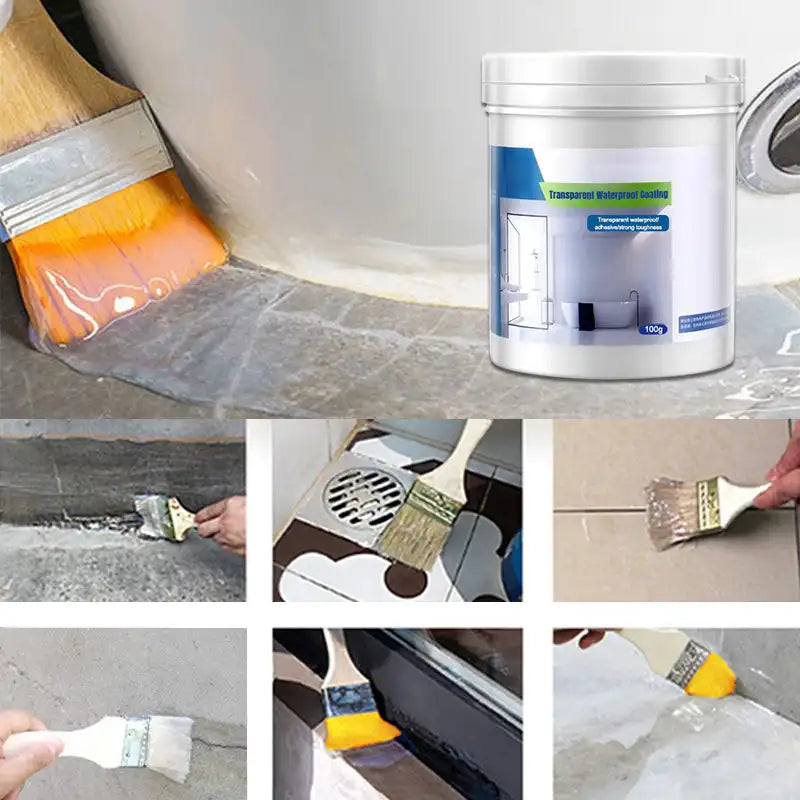 Waterproof Sealant Paste Repair Broken Surfaces Home House Sealer Mighty Transparent Paste Coating Roof Leak Proof Adhesive