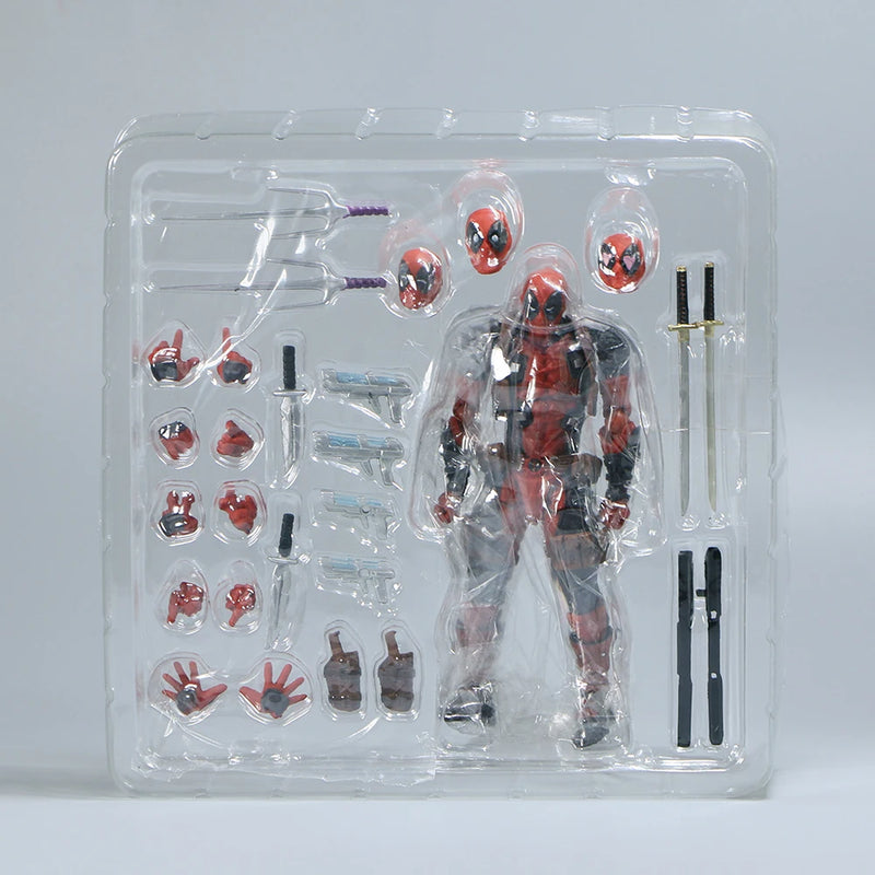 Amazing Yamaguchi Deadpool Action Figure Toys 15cm Super Hero Dead Pool Movable Statues Movie Model Toys for Kids Gift