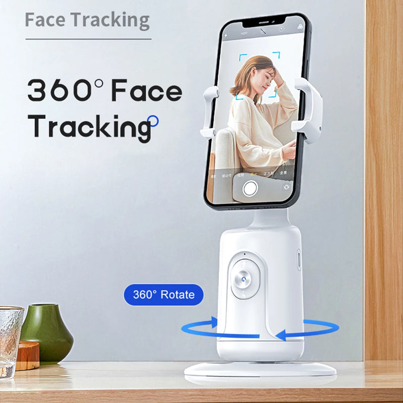 Auto Face Follow-up Gimbal Stabilizer 360 Rotation Handheld Selfie Stick Tracking Gimbal for Tiktok Live Photography Brand New