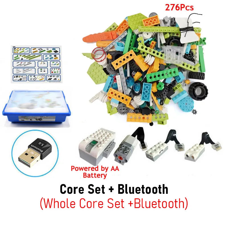 NEW Technical WeDo 3.0 Robotics Construction Set Building Blocks Bricks Compatible with 45300 Wedo 2.0 Educational DIY toys