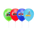 Cartoon Transport Birthday Decorations For Boys Children Disposable Tableware Paper Material Cups Napkins Plates Tablecloth