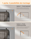 Feandrea Hidden Cat Litter Box, Cat Litter Tray with Hood, Slide-Out Tray, Scoop, Brush, Spacious for Large Cats