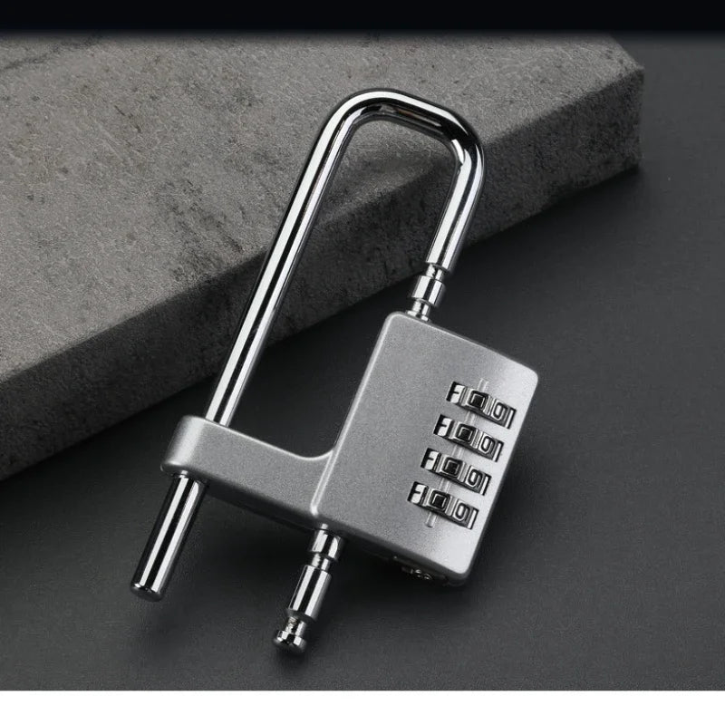 New Adjustable Lengthened U-shaped Lock File Cabinet Wardrobe Door Handle Lock Mechanical Password Lock Padlock Lock Head