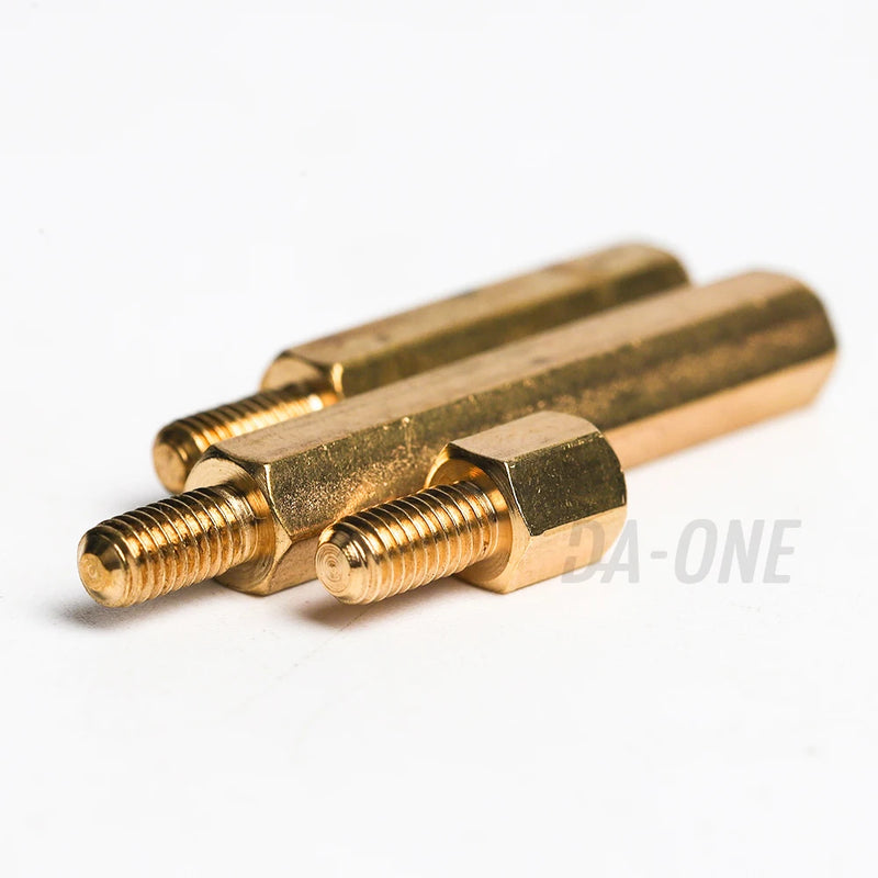 M2 M2.5 M3 M4 Motherboard Standoffs Screws Nuts Kit 48-320 Hex Pieces Male Female Brass Spacer for DIY Electronic PCB Circuit