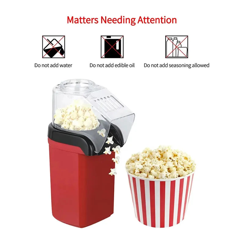 2025 NEW Household electric one-minute popcorn machine blower mini popcorn bagging machine electric heating corn