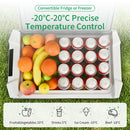 Alpicool NL 25L 35L 45L Car Refrigerator 12V Compressor Fridge Freezer 12/24V DC 100-240V AC Portable Cooler for Camping Travel